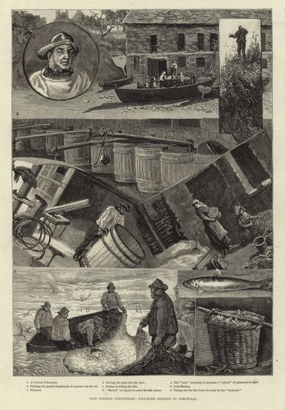 Our Fishing Industries: Pilchard Seining in Cornwall by Percy Robert Craft