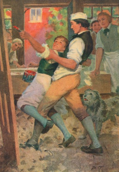 Illustration for Adam Bede by George Eliot by Percy Tarrant