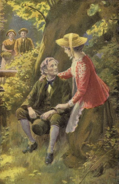 Illustration for Silas Marner by George Eliot by Percy Tarrant