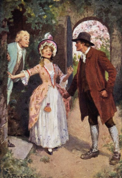 Illustration for Wuthering Heights by Emily Bronte by Percy Tarrant
