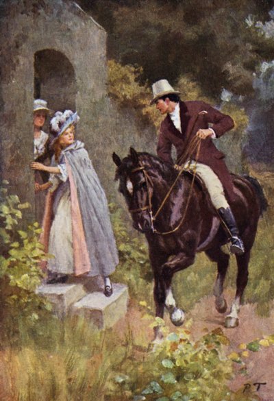 Illustration for Wuthering Heights by Emily Bronte by Percy Tarrant
