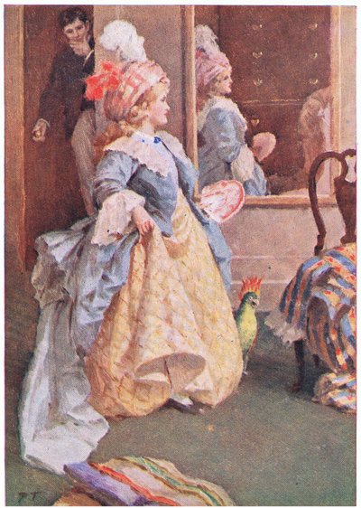 She gravely promenaded to and fro, from Little Women by Percy Tarrant