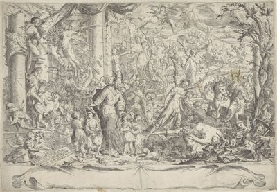 Allegory of Human Life by Peregrino Mazzocati