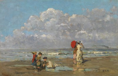 On the Beach by Pericles Pantazis