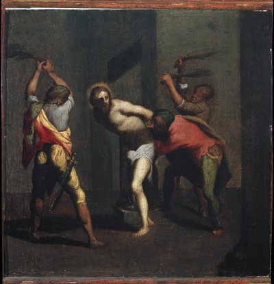 Passion of Christ: The Flogging by Perino del Vaga