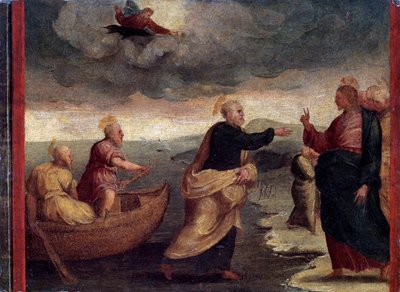 The Calling of Saints Peter and Andrew (Detail) by Perino del Vaga