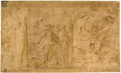 Study for Perseus Liberating Andromeda by Perino del Vaga