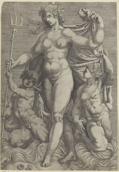 Thetis with Two Tritons by Perino del Vaga