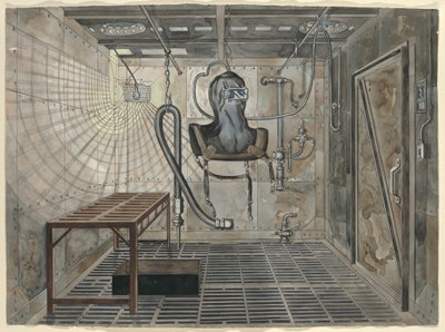 Interior Sand Blasting Chamber by Perkins Harnly