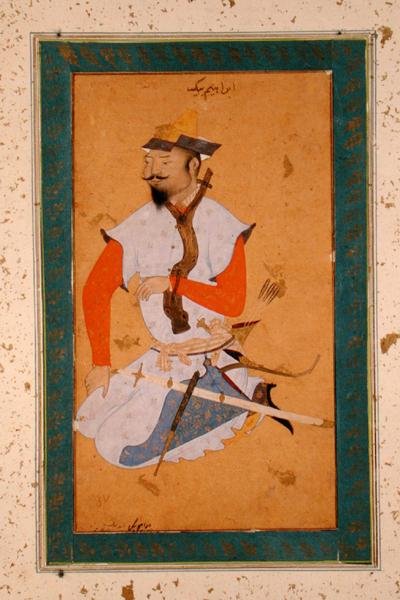 A Turkoman Prisoner of the Mughals, from the Large Clive Album by Persian School