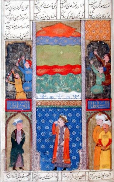 A Wall Painting Competition between the Men of Rum and Chin, from the 