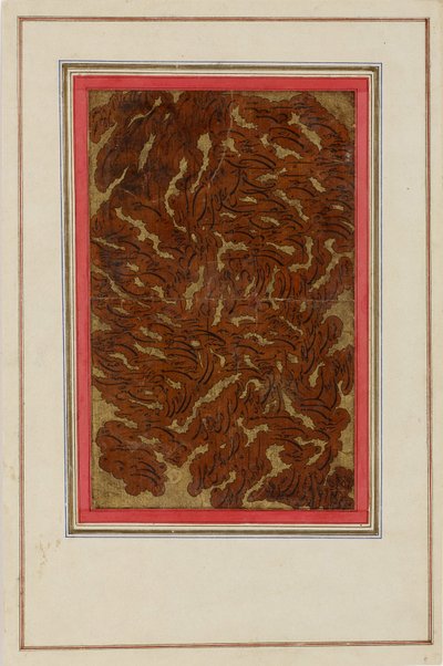 Album page (with Shikasta calligraphy) by Persian School