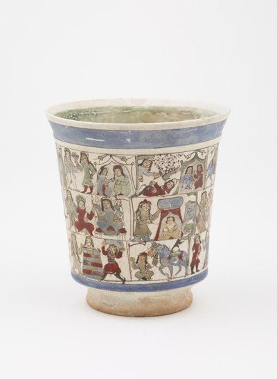 Beaker depicting the 