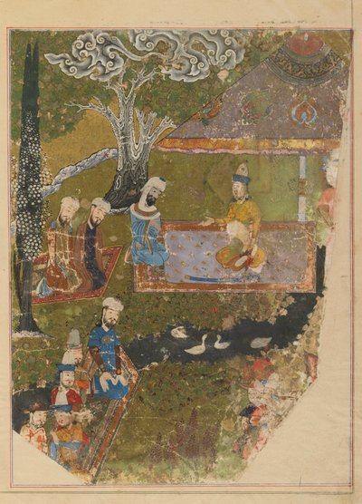 Timur Grants an Audience on the Occasion of His Accession to the Throne at Balkh by Persian School