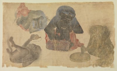 Four Captive Demons, 1470-1500 by Persian School