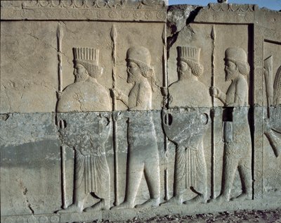 Imperial guard. Reliefs of the eastern staircase of the Apadana, 6th century BC by Persian School