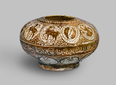 Lustre jar, decorated with signs of the zodiac, Kashan, Iran, Seljuk period by Persian School