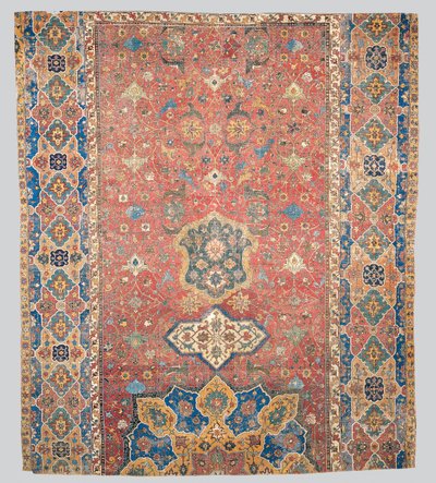 Partial Tabriz Medallion Carpet, North West Persia by Persian School