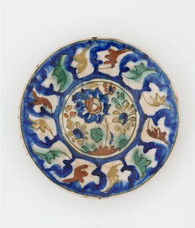 Plate, possibly Tabriz, Iran, Safavid period, late 16th-early 17th century by Persian School