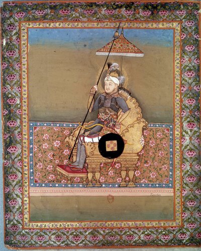 Portrait of Mongolian chief Tamerlan (1336-1405) (or Timur Lang, 