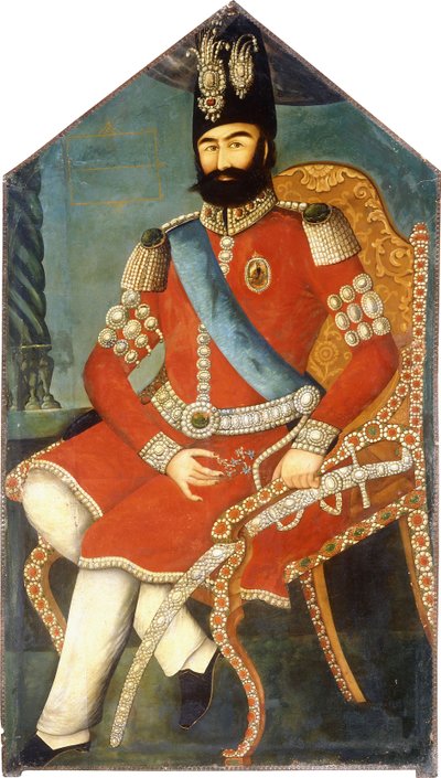Portrait of Muhammad Shah by Persian School