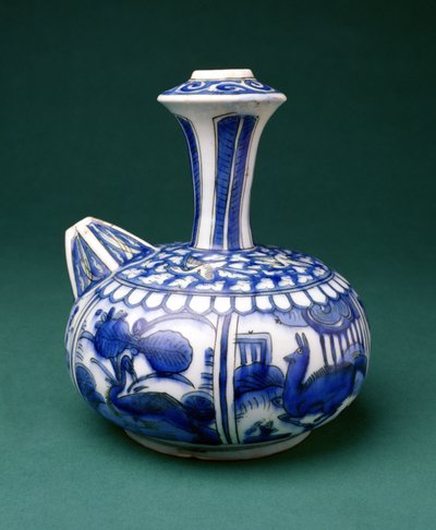 Safavid Blue and White Kendi, 1600-50 by Persian School