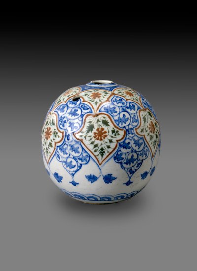 Spherical Kahlian Pipe Bowl, probably made in Kerman, Iran, late 17th or early 18th century by Persian School