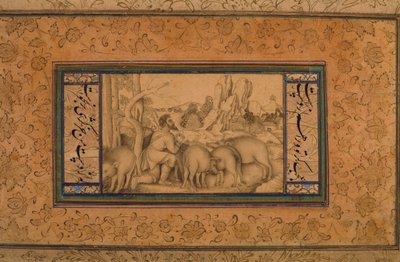 The Prodigal Son, c.1600 by Persian School