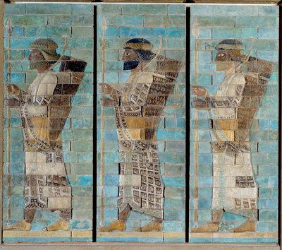 The Frieze of the Archers from the Palace of Darius I by Persian School