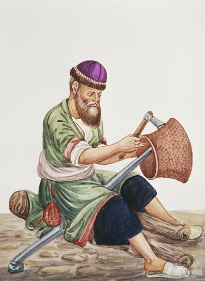 The tinker by Persian School