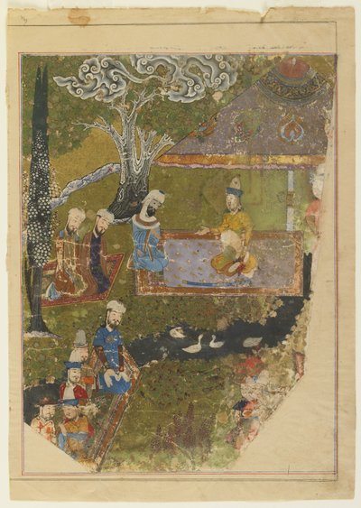 Timur Grants an Audience on the Occasion of His Accession to the Throne at Balkh by Persian School