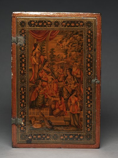 Tool kit depicting the Holy Family, c.1830 by Persian School