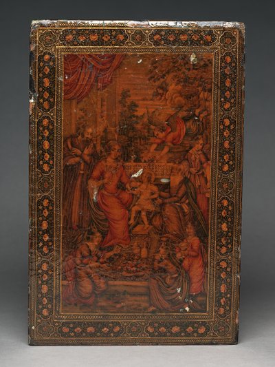 Tool kit depicting the Holy Family, c.1830 by Persian School