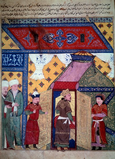 The ruler Ghazan by Persian School