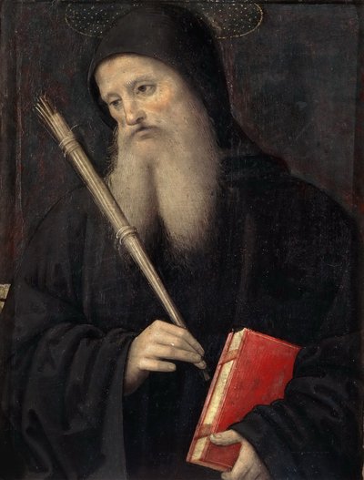 Saint Benedict (Predella of the San Pietro Polyptych) by Perugino