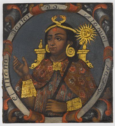 Atahualpa, 14th and Last Inca King by Peruvian School