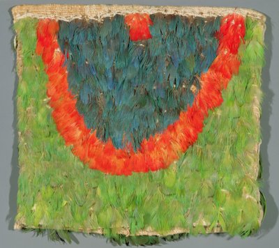 Feathered cape by Peruvian School