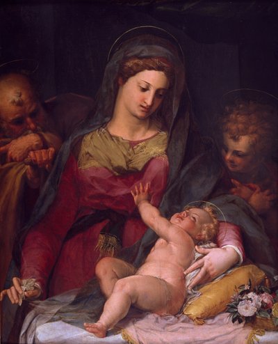 Holy Family with St John by Peter (1548 1628) Candid