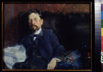 Portrait of the Author A. Chekhov by Peter Alexandrovich Nilus