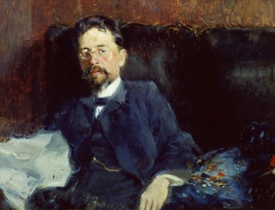 Portrait of Anton Chekhov, 1902 by Peter Alexandrovich Nilus