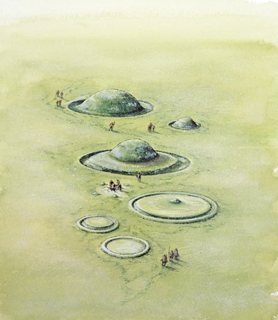Bronze Age barrow types by Peter Dunn