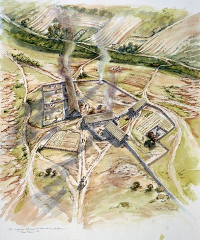 Greenshiel, Lindisfarne, Holy Island, Northumberland, 9th century by Peter Dunn