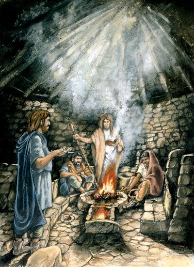 Shrine at Nornour, Isles of Scilly, 3rd Century, c. 1990-2010 by Peter Dunn