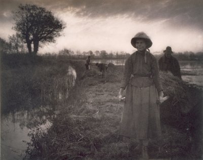 Poling the Marsh Hay, Life and Landscape on the Norfolk Broads, 1886 by Peter Emerson und Thomas Goodall