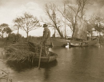 The Gladdon Cutter Returns, Life and Landscape on the Norfolk Broads, c.1886 by Peter Emerson und Thomas Goodall