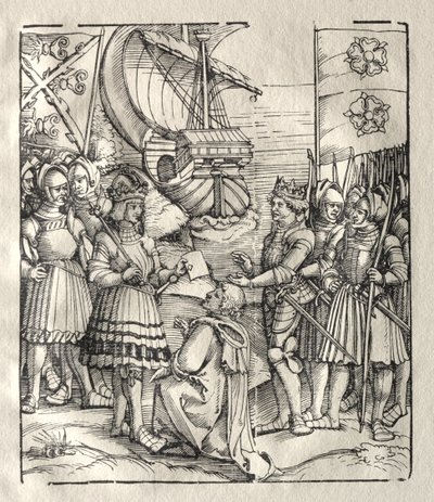 Maximilian Makes Peace with Henry VII by Peter Flötner