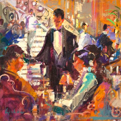 New York Plaza Fancy by Peter Graham (Contemporary)