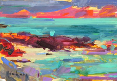 On the Shore, Iona by Peter Graham (Contemporary)