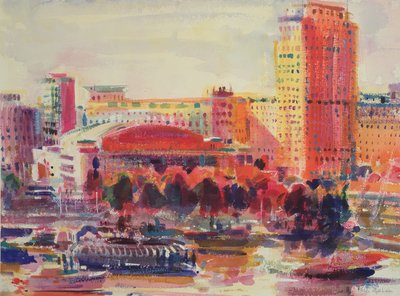 The South Bank by Peter Graham (Contemporary)