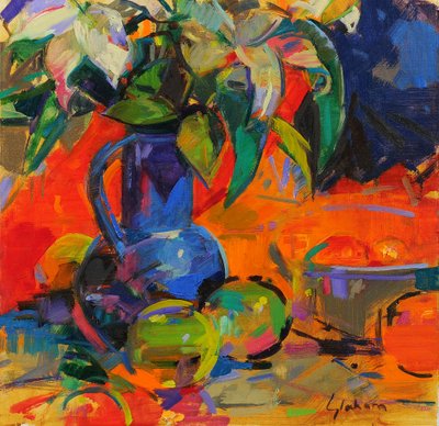 Lilies, 2021 by Peter Graham